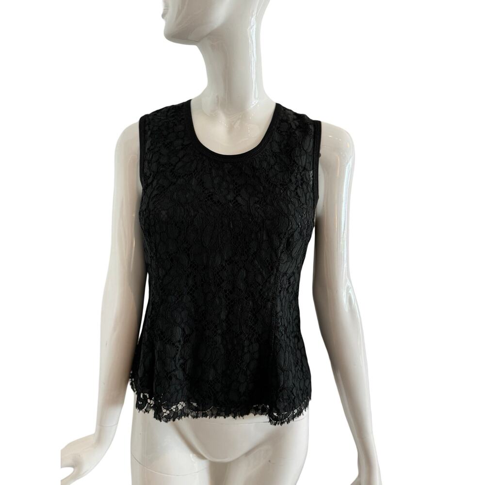 Prada Lace Open Back Sleeveless Top M